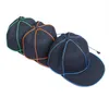 Draagbare draad baseball cap gewone led licht hiphop hoed gloeien in de donkere snapback voor feestdecoratie BBA13447