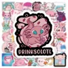 À prova d'água 103050 peças adesivos de graffiti de animais fofos axolotl decalques de desenhos animados crianças brinquedo diário scrapbook bicicleta telefone laptop carro kawaii2794507611