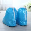 Household Sundries PVC Fashion Child Adult Shoe Covers Thickened Soles Waterproof Slip-resistant Portable Wear-resistant Hiking Outdoor Footwear LT0045