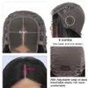 Parrucca anteriore in pizzo onda d'acqua 4x4 parrucche anteriori in pizzo per capelli umani per donne nere 28 30 pollici parrucca frontale ondulata e bagnata con onda sciolta