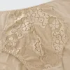 Beauwear Mutandine sexy da donna Floreale sotto i pantaloni Lingerie di pizzo Taglie forti Pigiama Intimo Donna Pantaloncini di raso di seta XL-5XL 220425