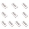 Brocada de presente 10pcs caixa de macarons de 5 cavidades com recipientes de sobremesa de papel de janela transparente para transportadoras de muffin para home shopgift