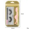 rzęsy Poszczególne przedłużanie rzęs Zestaw Zestaw Dostaw 3D Lash Mink Exting z Curler i Brush Natural Grust Makeup Eye Pakiet