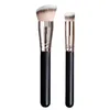 1 PC Manças de madeira Brushes de maquiagem Defina o corretivo de fundação de ponta Mistura Brenda Profissional Beliscos Cosméticos Frosted