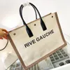 X Fashion Trend Designer Rive Gauche Tote Shopping Bag Cool Crossbody Borse a tracolla Pratico Portamonete da donna di grande capacità Frizione Borse di tela per le donne