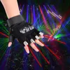 Rote Handschuhe Laser Club/Party/Bars Tanzen Bühnenshow Grünes Licht und Palm-PC-Laser mit LED für DJ 4 Cnvsp