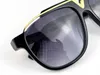 남성 선글라스 0937 스퀘어 플레이트 금속 조합 보드 강력한 유로 크기 UV400 렌즈 상자