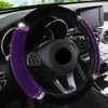Steering Wheel Covers Funda Volante Coche Plush Cover Car Accessories Interior For Women Rhinestone Capa Akcesoria SamochodoweSteering