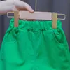 Enfants vêtements ensembles été bébé vêtements garçons filles lettres manches courtes revers chemises shorts simple décontracté deux pièces costume