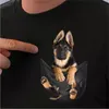 Plstar Cosmos T -Shirt Summer Pocket Dog gedruckt T -Shirt Männer für Frauen Hemd Tops Lustige Baumwolle schwarze Tees Drop 220523