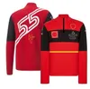 F1 racing jersey new team jacket zipper sweater same custom