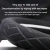 Housses de volant Housse de voiture en cuir suédé Accessoires intérieurs universels résistants à l'usure 38cm