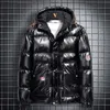 Men's Down & Parkas Light Face Thick Warm Men Winter Solid Color Hooded Parka Outwear Windbreaker Zipper Tops Fashion Large Size M-8XLMen's