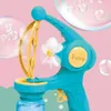 Bambini Automatici Big Bubble Gun Machines Cartoon Fan Bolle di sapone Soffiatore Giocattolo all'aperto