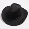 Berets Western Cowboy Hat zakrzywiony brzeg maluch na świeżym powietrzu Sun Sun Dzieci Prezenty urodzinowe wakacyjne impreza cosplay hatberets oliv22