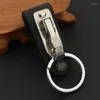 Keychains Tools ornament taille hangende auto -ruimte reddende woningdecor mannen single reis kunstmatige leer sleutelringkeychains fier22