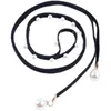 Cinture Cintura di perle di arrivo per donna Abito decorativo fine Corea annodata in pelle Corda Catena in vita Accessori femminili Cinturini