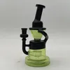 Glazen bong bubbler dab rig waterpijp unieke olie-rig kleur bijpassende waterpijp