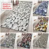 Carpets Printed Simulated Pebble Bathroom Carpet Doormat Hallway Bath Mat Kitchen Anti-slip Modern Area Rugs Living Room DecorCarpets Carpet