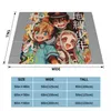 Blankets Jibaku Shounen Hanako Kun Fleece Throw Blanket Anime Yugi Amane For Home Car Super Soft Bedspread