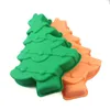 Xmas Series Christmas Tree Big Cake Silicone Mold Decorating Tool Set DIY Mousse Toast Baking Pan Bread Pastry Biscuit 220601