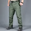 Heren Camouflage Laadbroek Elastische meerdere zak Militaire mannelijke broek Outdoor Joggers Pant plus size tactische mannen 220524