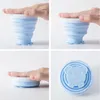 Folding Cups Food Grade Water Bottles Travel Silicone Retractable Coloured Portable Outdoor Coffee Handcup