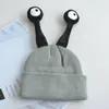 Berretti Cappello per bebè divertente Ragazzi Ragazze Berretto per cosplay Carino Occhio lungo lavorato a maglia Autunno Inverno Cappelli caldi Cappelli per bambini all'uncinetto Berretti