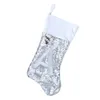 Christmas Stockings Sequins Hanging Bead Stocking Party Holiday Gift Spark Christmas Home Tree Decoration BBA13506