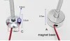 3W 12V 24V 40cmの柔軟なグーセネック工業壁ランプ、工作機械、ワークショップ、作業、銀、黒、磁性のための照明