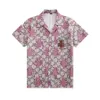 2022 Nya mode sommarmän avslappnade skjortor Kort ärm Hawaiian Beach Loose Shirts Luxury Shirt254m