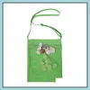 Borse portaoggetti Organizzazione domestica Housekee Garden Ll Mesh Bag Tote Beach Shell Net Girls Dhz50