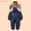 -30 ryska barn vinter snöar barn kläder kostym pojke vattentät jacka för flicka kläder 1-4 år överrock LJ201130