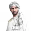 Vêtements ethniques Arabie arabe Accessoires islamiques Hommes Chapeau de prière Foulard avec bandeau Costumes traditionnels musulmans Plaid TurbanEthnic