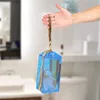 Vattentäta kosmetiska väskor PVC transparent dragkedja toalettartiklar med handtag bärbar klar makeup -påse för badrumsemester
