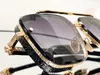 Moda Projektant Męki Okulary przeciwsłoneczne Klasyczna metalowa metalowa kwadratowa rama krystaliczna krojona soczewki ramki przeciwsłoneczne Słoneczne letnie w stylu prostocie w stylu Ultawiolet z pudełkiem