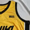 Wsk 2023 Mujeres Final Four 4 Jersey NCAA College Iowa Hawkeyes Baloncesto Caitlin Clark Tamaño S-3XL Todo bordado cosido Blanco Amarillo