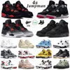 4S SCARPE OUTDOOR UOMINO DONNE SAGGIO JUMPMAN JORDAM 4 ROSSO THUNGO ROSSO CATTO NERO INFRARED BLED BLED BLUE COURT BLUE SHIMMER PURPLE MENS