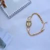 Wristwatches Not Fade Brass Band 2022 Women's Watch 24K Gold Bracelet Waterproof Japanese Movement Fashion Quartz Luxury Lady WatchWrist