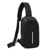 HBP Plus récent sac de poitrine USB multifonction mode loisirs sacs à bandoulière simples étanche gauche et droite sac à bandoulière pratique