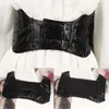 Belts Women Sexy Garters PU Leather Body Bondage Cage Sculpting Corset Waist Belt Straps Goth Style Coat Skirt DropBelts
