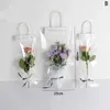 Przezroczysta torebka PCV Torba pakowania kwiatów Prezent Bukiet Packagings Mall Kobieta Organizator C0614G15
