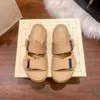 Hoogwaardige dames dikke zolen slippers vaste kleur eenvoudige zacht rubberen sandaal dames comfort waterdichte flip-flops zand strandschoen vrije tijd