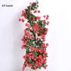 170cm/230cm Artificial Rose Vine Simulation Flower Rattan Silk Flower For Wedding Party Decor DIY Arch Flowers