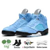 2023 Top High Quality Aqua 5s Jumpman 5 UNC University Blue Basketball Shoes 2022 DJ Khaled X We 