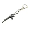 6 cm kreativer Schlüsselbund Männer und Frauen Peripheriespiele Mini Model Spielzeugpistole Legierung Schlüsselring Großhandel