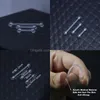 Botão de sino do umbigo jóias corporal piercing Newdhbest beidien 1,2 mm acrílico transparente invisível ponte de ouvido punção de unha