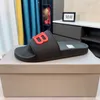 2023 New Paris Alphabet Men's and Women's Slippers Non slip and Durable One Word Beach Lovers Casual Outwear Sandals