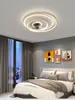 Arredamento camera da letto led invisibile Ventilatore da soffitto lampada luminosa sala da pranzo Ventilatori da soffitto con luci telecomando lampade per vivere LFLA