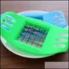 Fruit Vegetable Tools Kitchen Kitchen Dining Bar Home Garden Stainless Steel Potato Cutter French Fry Cutters Plastic Veg Dhhz6